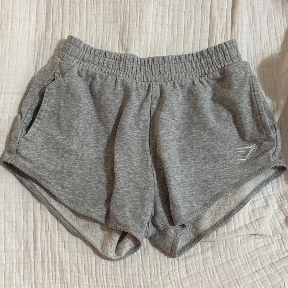 gymshark grey shorts